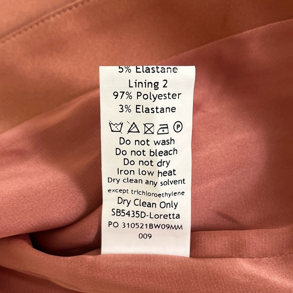 HOUSE OF CB | Luxury 'LORETTA' Satin Off Shoulder Dress in Blush Pink | Size XS - Picture 15 of 16